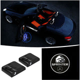 2pcs Mercedes Benz AMG Brabus Smart Sprinter Wireless Car Welcome Door Laser Projection LED Light