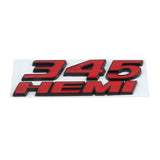 Dodge 345 392 HEMI Metal Car Rear Sticker Auto Side Emblem Badge Decal