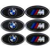 BMW M Power Elliptical Metal Car Window Sticker Emblem Badge Decal