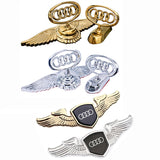 Audi Angle Wings Metal Car Front Hood Bonnet Sticker Emblem Badge