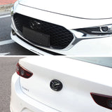 3pcs Mazda 3 Axela Atenza CX4 CX5 ABS Car Front Emblem Rear Badge Steering Wheel Sticker Decal