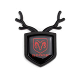 Dodge ABS Deer Car Rear Sticker Shield Trunk Emblem Badge Decal