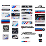 BMW M Power Alpina Hamann AC SCHNITZER Hartge Logo Aluminum Alloy Car Body Sticker Nameplate Rear Emblem Badge Decal