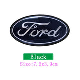 Ford Mustang Elliptical Metal Car Window Sticker Emblem Badge Decal