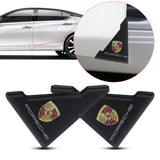 2PCS Porsche Car Door Corner Edge Cover Anti-Scratch Protective Sticker