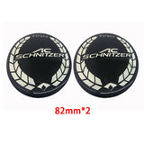 2PCS BMW Logo X1 X3 X5 X6 1 3 5 7 Series 82mm Car Front Hood Sticker 82mm Auto Trunk Emblem Rear Badge Decal