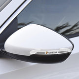 4pcs Porsche Car Door Bumper Strip Anti-collision Protection Sticker