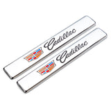2pcs Cadillac Logo Car Fender Side Emblem Badge Sticker