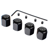 4pcs/set  Audi Car Tire Valve Caps Auto Tyre Wheel Air Covers Air Caps