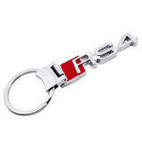 Audi RS RS4 Sline S3 S4 S5 S6 Metal Car Keychain Key Ring Holder