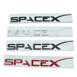Tesla SpaceX Logo Metal Car Rear Sticker Emblem Badge Decal