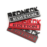 Jeep Redneck Edition Metal Car Front Grille Emblem Badge Auto Rear Sticker Decal