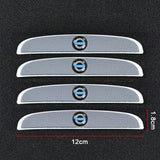 4pcs/set Volvo Car Door Mirror Side Anti Collision Sticker Bumper Strips