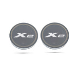 2pcs BMW E28 E30 E34 E36 E39 E46 E52 E53 E60 E61 E62 Logo Car Water Coasters 7-color LED Light Cup Mat Holder