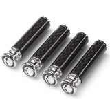 4pcs/set Harley Logo Carbon Fiber Car Door Bolt Lock Pins Gate Lock Screws