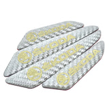4pcs/set Skoda Carbon Fiber Car Door Anti-Scratch Sticker Door Side Protection Bumper Strips