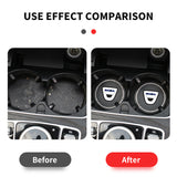 2PCS Dacia Diamond Car Water Coaster Cup Mat