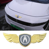 Acura Logo Metal Wings Car Front Hood Bonnet Center Sticker Emblem