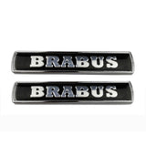 2pcs Mercedes Benz AMG Brabus Metal Car Sticker Emblem Badge Decal Decoration