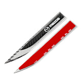 2pcs Mazda Logo Metal Car Side Fender Emblem Stickers