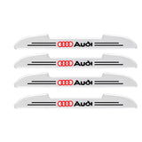 4pcs Audi Car Door Bumper Strip Anti-collision Protection Sticker