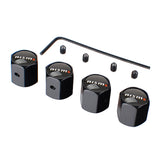 4pcs/set Nissan Nismo GTR Anti-Theft Car Air Valve Stem Cap Auto Tyre Valve Covers