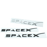 Tesla SpaceX Logo ABS Car Rear Sticker Emblem Badge Decal