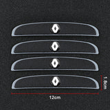 4pcs/set Renault Car Door Mirror Side Anti Collision Sticker Bumper Strips