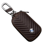 BMW Leather Car Key Wallet Key Bag Protective Case