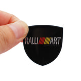 Mitsubishi Ralliart Logo Aluminum Alloy Car Sticker Nameplate Emblem Badge Decal