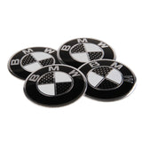 4pcs 56mm BMW M Power Alpina AC Hamann Hartge Car Wheel Center Hub Cap Sticker Decal