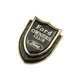 Ford Shield Carbon Fiber Car Rear Sticker Window Emblem Badge Decal