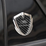 Land Rover Shield Carbon Fiber Car Side Window Sticker Emblem Badge Decal