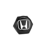 4pcs/set Honda Logo Stainless Steel Car License Plate Bolts