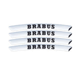4pcs/set 9cm Mercedes Benz AMG Brabus 4 Matic Aluminum Alloy Car Wheel Rim Tyre Sticker