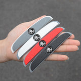 4pcs/set Skoda Car Door Mirror Side Anti Collision Sticker Bumper Strips