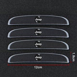 4pcs/set Jeep Car Door Mirror Side Anti Collision Sticker Bumper Strips