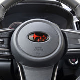 58x28mm Subaru Epoxy Car Steering Wheel Sticker Decal Emblem Badge