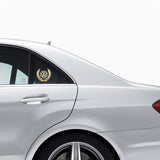 VW Wheat Metal Car Window Sticker Emblem Badge Decal