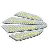 4pcs/set Lexus Carbon Fiber Car Door Anti-Scratch Sticker Door Side Protection Bumper Strips