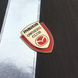 Mazda Metal Shield Car Rear Sticker Auto Window Emblem Badge Decal