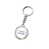 Audi Sline Logo Diamond Keychain Metal Keyring