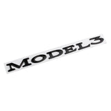 Tesla Model3 Letter Metal Car Rear Sticker Decal Emblem Badge