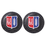 2pcs/set Mercedes Benz AMG Logo PVC Waterproof Car Water Coaster