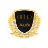 Audi Metal Diamond Car Rear Sticker Trunk Emblem Badge Decal