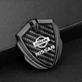 Nissan Shield Carbon Fiber Car Side Window Sticker Emblem Badge Decal