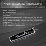 2pcs Cadillac Metal Car Sticker Emblem Badge Decal Decoration