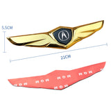 Acura Metal Wings Car Front Hood Sticker Emblem Badge Decal