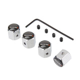 4pcs/set Nissan Nismo GTR Anti-Theft Car Air Valve Stem Cap Auto Tyre Valve Covers