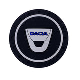 2pcs/set Dacia PVC Car Water Coaster Cup Mat